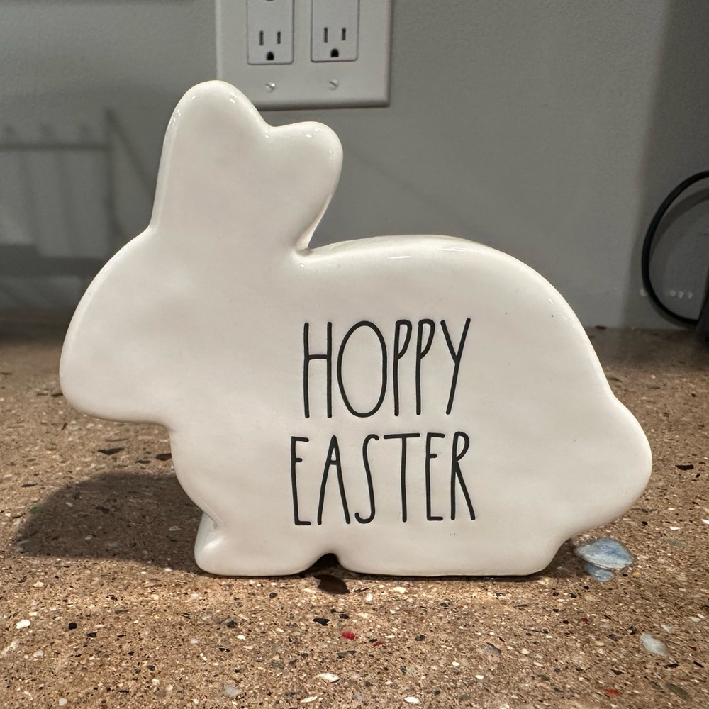 Rae Dunn White Ceramic Bunny Decor